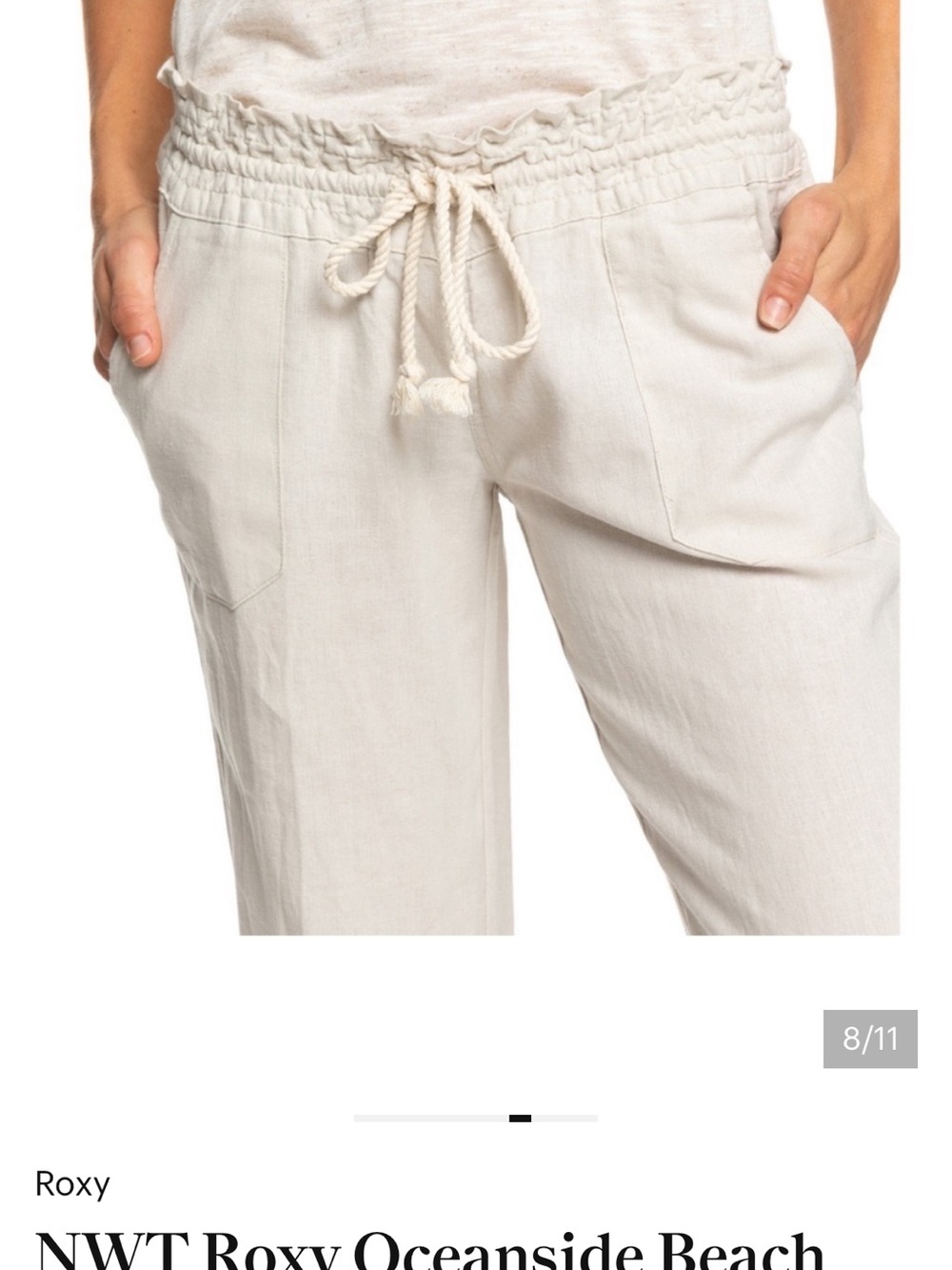 NWT Roxy Oceanside Beach Pants - Picture 7 of 8